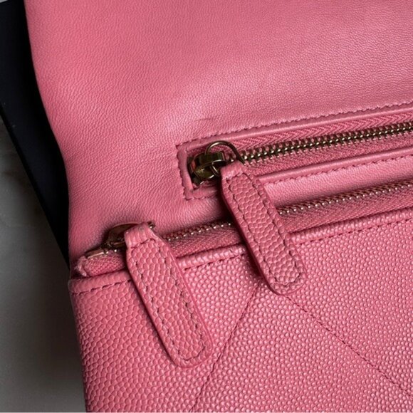 Chanel A Real Catch Caviar Leather Clutch - Picture 13 of 16